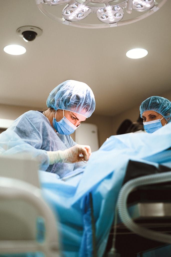 Woman in White Medical Scrub